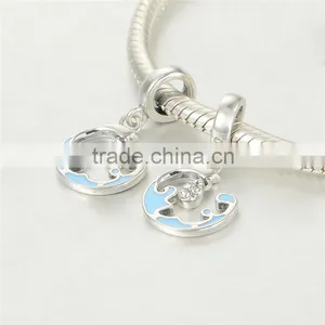 Sea Charm Me Products Charms European Charm Bracelet Necklace 100% Real 925 Sterling Silver S209 Aaa Cubic Zirconia thumbnail-3