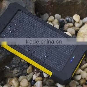 High Quality Mini 10000 Mah Rohs Solar Cell Phone Charger Power Bank thumbnail-1