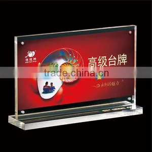 High Class Acrylic Table Card Holder for Hotel Use thumbnail-1