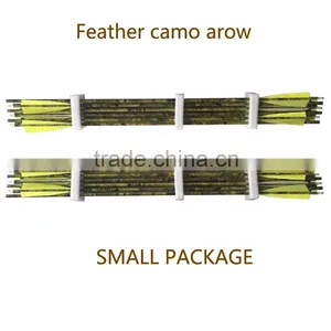 Wholesale 31" Camo Feather Carbon Arrow for Compound Bow and Carbon Arrow thumbnail-5