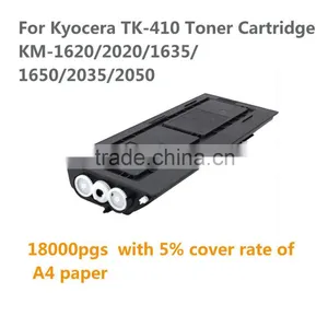 High Page Yield Toner Cartridge TK-410 , Compatible Kyocera KM1620 1635 1650 2020 2035 2050 TK-410 Toner Cartridge thumbnail-2