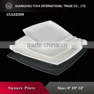 Sale Wedding Banquet Hall Event White Cheap White Square Wholesale Plates thumbnail-2