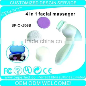 Portable Different Heads Electric Rotary Facial Washing Brush thumbnail-1