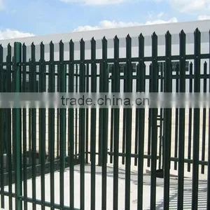 High Security Galvanized and Pvc Coated Steel Palisade Fencing thumbnail-5