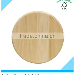 High Quality Best Price Round Wooden Plate thumbnail-5