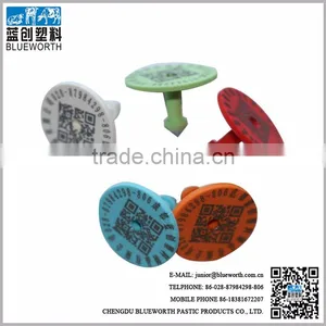 Blueworth 1# Tpu Round Male Pig Use Ear Tags With Metal Nail thumbnail-4