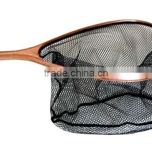 Fishing Landing Net With Wood Frame thumbnail-1