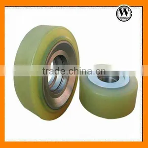 Cheap Polyurethane Hard Rubber Road Roller Solid Rubber Tire thumbnail-1