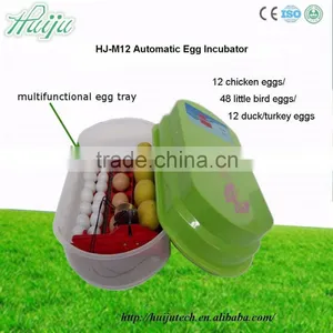 Top-quality Newest Design 12 Egg Small Egg Incubator for Sale HJ-M12 thumbnail-1