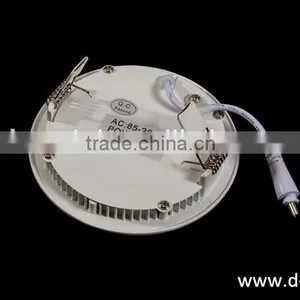 Recessed Mini Round Led Panel Light With Radiator 6/9/12/15/18/24w thumbnail-2