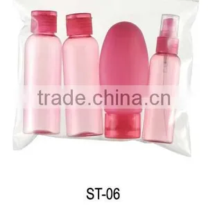 4Pcs Bottles Set Designer Plastic Cosmetic Bottle Sets Travel Sets thumbnail-4