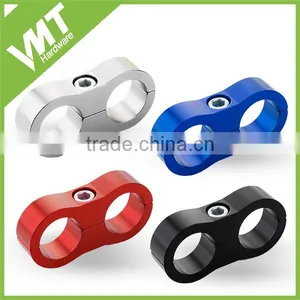 AN -8 AN8 15.4MM Braided Hose Separator Clamp Fitting Adapter Bracket thumbnail-1