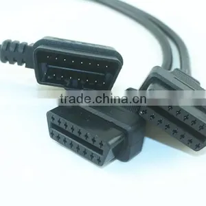 Cable Splitter Y, Right Angle J1962M to 2 J1962F, RA Y-Cable, 1ft thumbnail-2