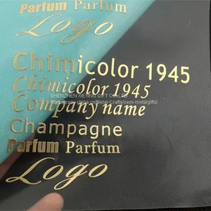 Customized 3M Glue Electroplate Metal Nickel Sticker thumbnail-1