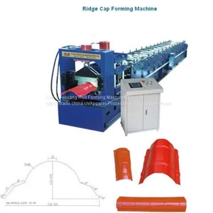 312 Ridge Tile Color Steel Roll Forming Machine thumbnail-2