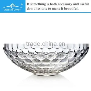Bulk Clear Round Small Decorative Glass Beaded Charger Plate thumbnail-1