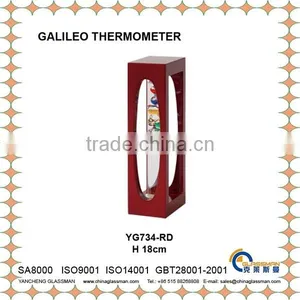 Best Popular Desktop Decoration Galileo Thermometer YG734-RD thumbnail-1