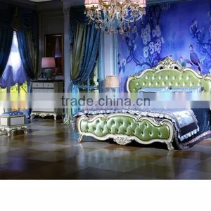 Bisini Luxury Bedroom Furniture, Luxury Solid Wood Bed Room Furniture Set thumbnail-4