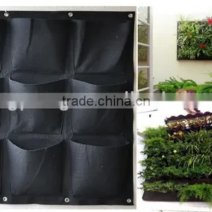 9 Pocket Hanging Vertical Garden Planter for Walls Indoor/Outdoor Decoration thumbnail-1