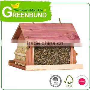 Mini Bird House Wooden House Decorated Wild Bird Care thumbnail-1
