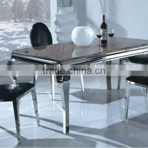 Rectangle Marble Dining Table thumbnail-1