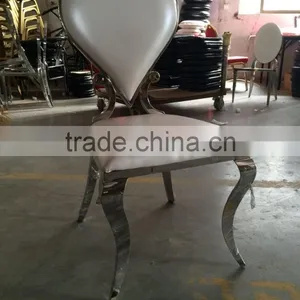 High Quality Stainless Steel Chair Furniture With Heart-shaped thumbnail-2