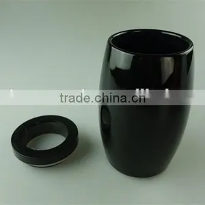 Cheap Price Colorful Ceramic Sugar Pot With Black Cover for Tea,coffee thumbnail-4