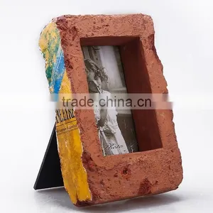 Custom Designed Resin Artificial Red Brick Rectangle Photo Frame thumbnail-1