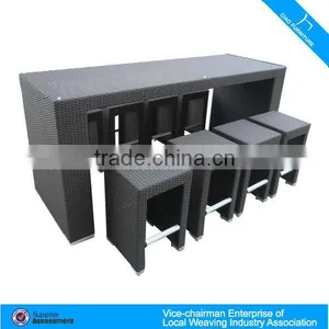 Outdoor Cheap Bistro Stools and Bar Table Set thumbnail-5