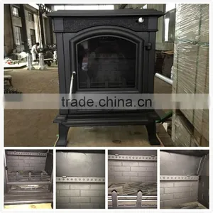 6KW Factory Direct Sell Cast Iron Wood Burning Stove CE Approval (EN 13240) thumbnail-6