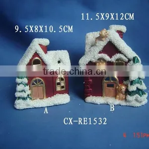 Ceramic Chrismas House, Ceramic Paint Village Houses thumbnail-1