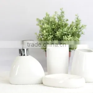 High White Ceramic Bathroom Design thumbnail-4