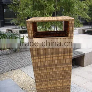 Rattan Outdoor Storage Box thumbnail-1