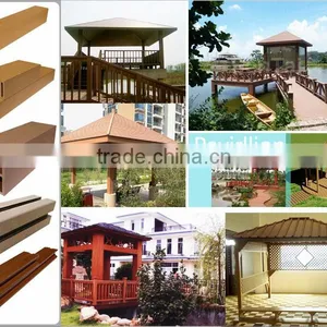 High Quality WPC Column120*120mm for Pavilion Railing Fence thumbnail-3