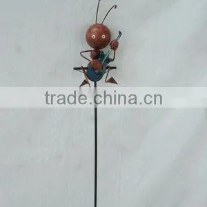 YS88232 Ant Musician Metal Garden Art Stick With Unique Design thumbnail-1