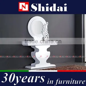 White Console Tables, Mdf Console Table, Console Table and Mirror E-148 thumbnail-1