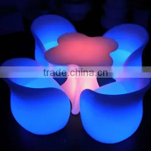 2 Years Warranty Beautiful Growing Lighting Good Quality Plastic LED Sofa With Rechargeable Battery Working System thumbnail-4
