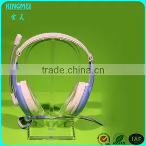 2015 Factory Wholesale Custom Headphone Display Stand Headset Stand Acrylic Headphone Stand thumbnail-3
