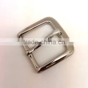 1-1/4" End Bar Buckle, Solid Brass End Bar Buckle With One Prong, Nickel Plate Belt Buckle thumbnail-3