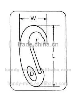 Stainless Steel Spring Gate Snap Hook thumbnail-3