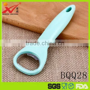 Factory Wholesale Simple Design Cheap Promotion PP Handle Stainless Steel Beer Bottle Opener thumbnail-1