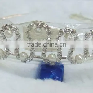 2017 Fashion Rhinestone Silver Bridal Crown Jeweled Hair Products thumbnail-1