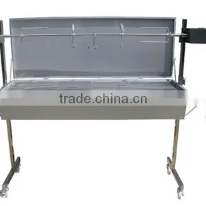 Metal Galvanized BBQ Barbecue Grill thumbnail-3