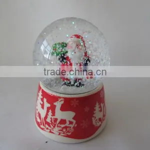Crystal Balls Dollarma One Dollar Cheapest XMS Christamas Bear Deer Santa SnowFlake Glass 156130-15135 thumbnail-3