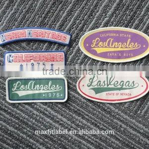 China Factory High Quality Cheap Custom Head Woven Badge thumbnail-2