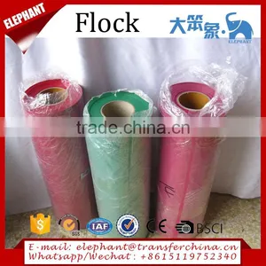 Wholesale Flock Heat Transfer Vinyl Rolls thumbnail-1