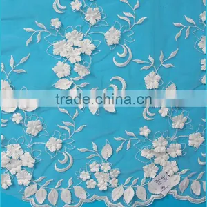 Fashion African Tull Embroidery 3d Lace Dress Fabric thumbnail-1