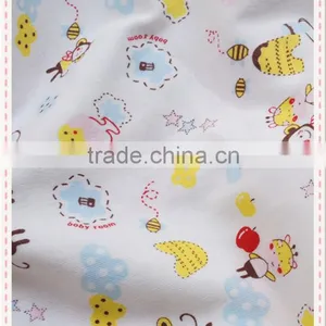 100%cotton Printed Interlock Made in China,interlock Knitting Fabric thumbnail-1