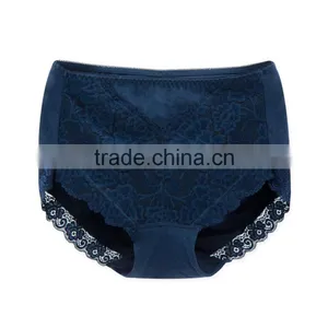 Professional Factory Custom High Quality 95% Cotton 5% Spandex With Lace Sexy Fancy Woman Underwear thumbnail-2