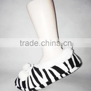 Womens Dip Dyed OMG Soft Faux Fur Plush Fleece Lined Footies thumbnail-3